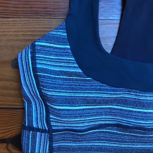 Lululemon Gray Striped Tank Top, EUC, 4 - Picture 5 of 14